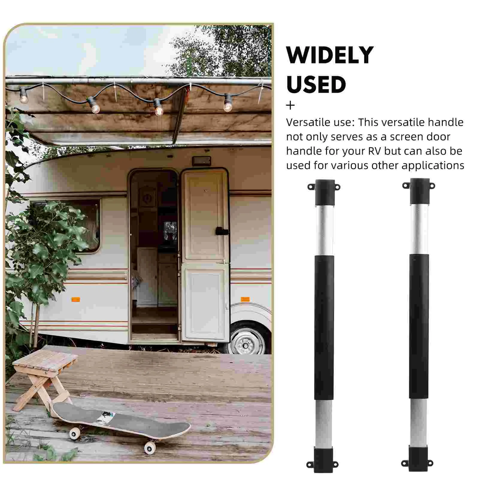 1 Set Of RV Door Handle Grab Handle RV Screen Door Handle Anti-Slip and Strong Construction Versatile Handle Fits RV S