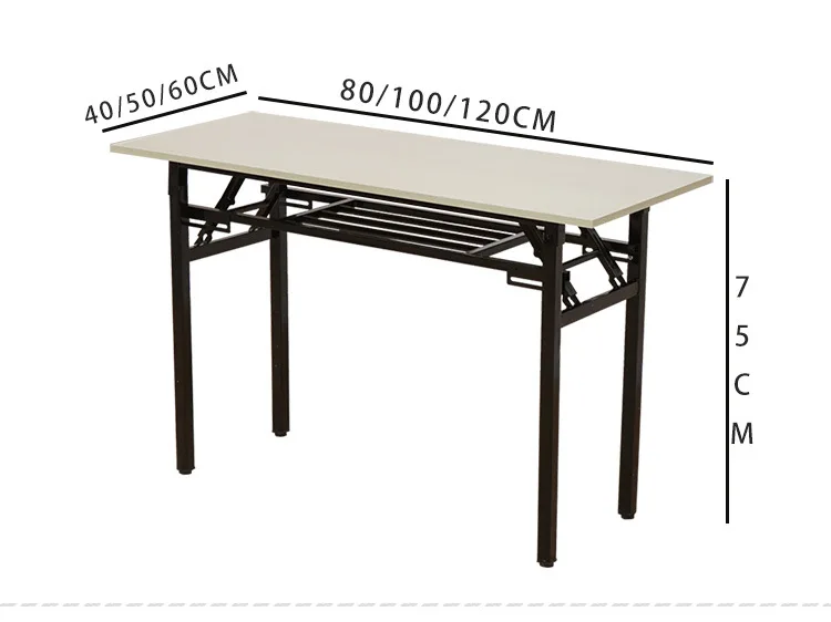 Simple folding table Training director Square Conference table Outdoor portable study table Foldable