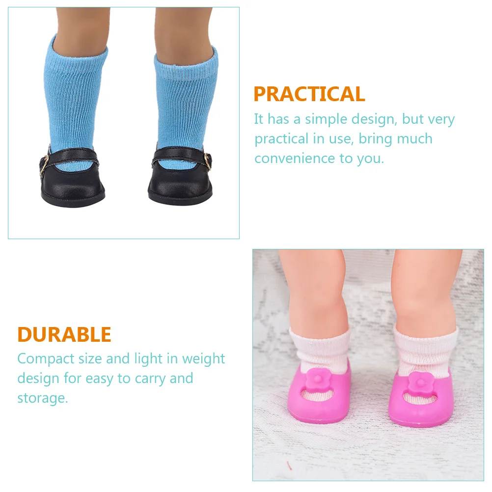 8 pares de calcetines, juguetes para recién nacidos, casa de juegos para muñecas, accesorios para fotos, Mini decoración, accesorios de tela para niño