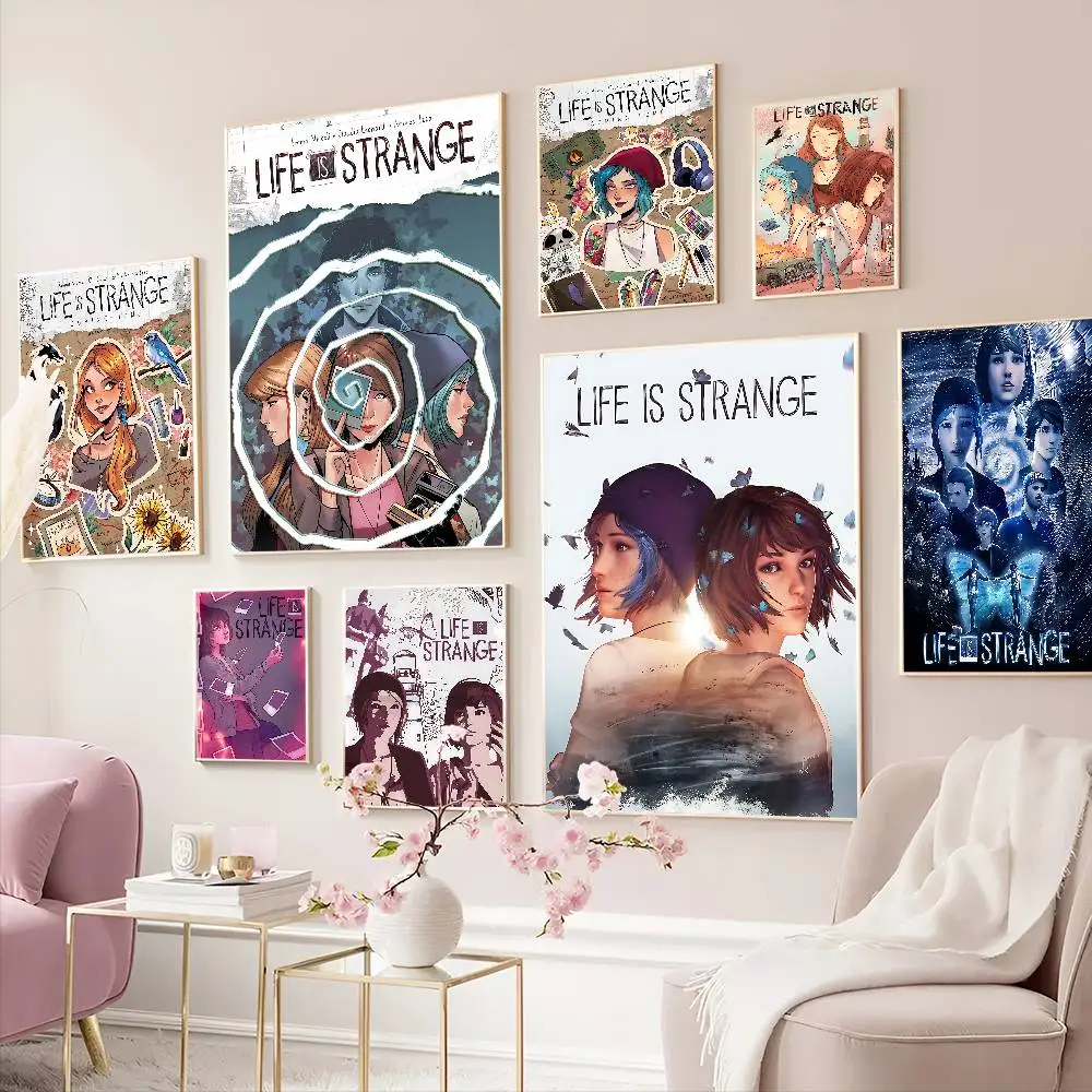 Interactive Movies L-Life Is Strange Game Good Quality Prints And Posters Waterproof Paper Sticker Coffee House Bar Posters