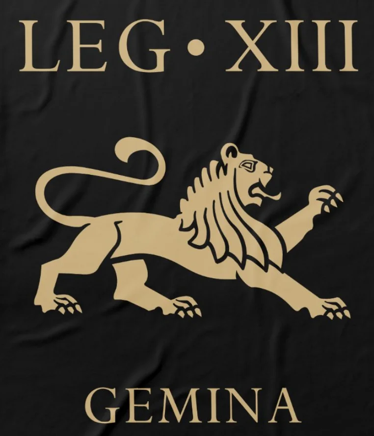 Roman Legion SPQR Legio XIII Gemina Lion Symbol T-Shirt 100% Cotton O-Neck Summer Short Sleeve Casual Mens T-shirt Size S-3XL