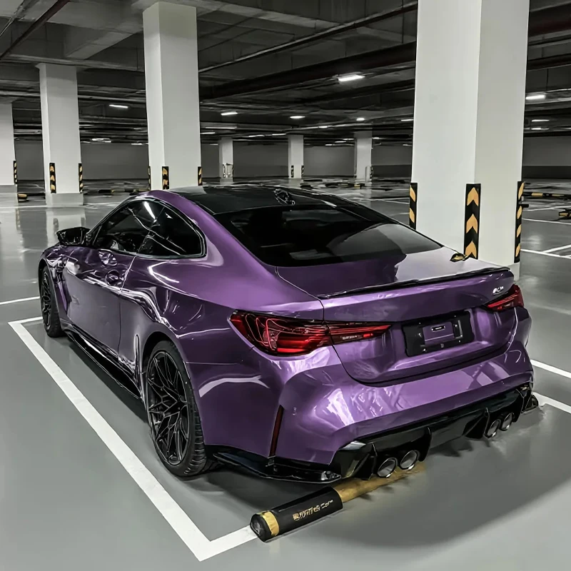 PESAFILM Hot Selling Midnight Purple TPU Vinyl Paint Protection Film Gloss Metallic Body Wrap Cars TPU Self-Healing PPF FILM