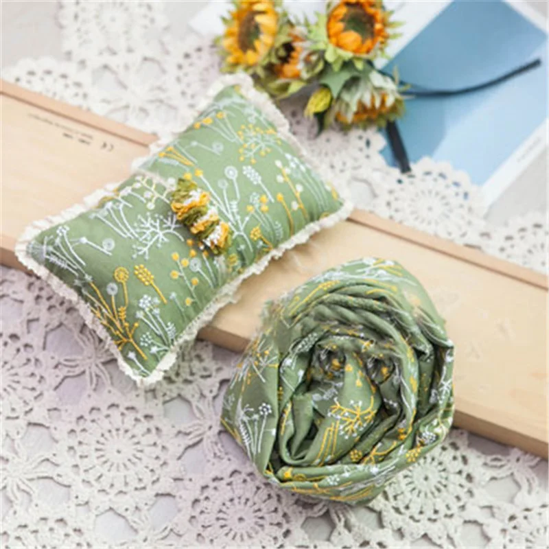 

Embroidery Newborn Wrap Photography Props Pillow Headwear Set Cotton Infant Baby Fotografia Photo Studio Props Accessories