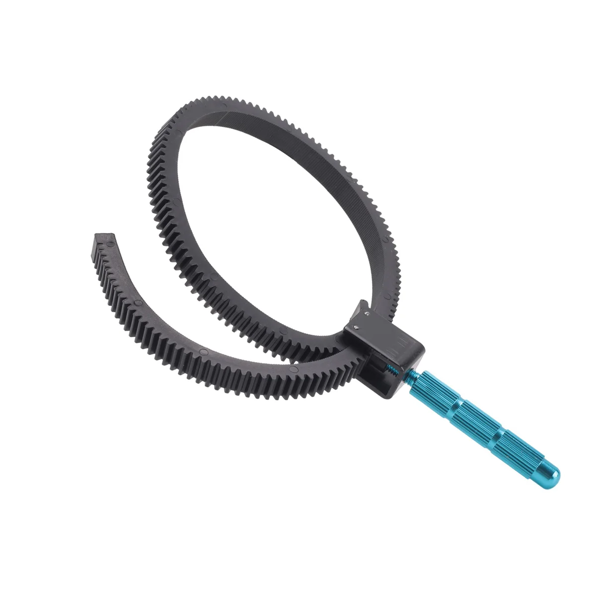 Anillo de enfoque RISEN, enfoque de engranaje de zoom con anillo de zoom con mango de aleación de aluminio Compatible con cámara digital SLR