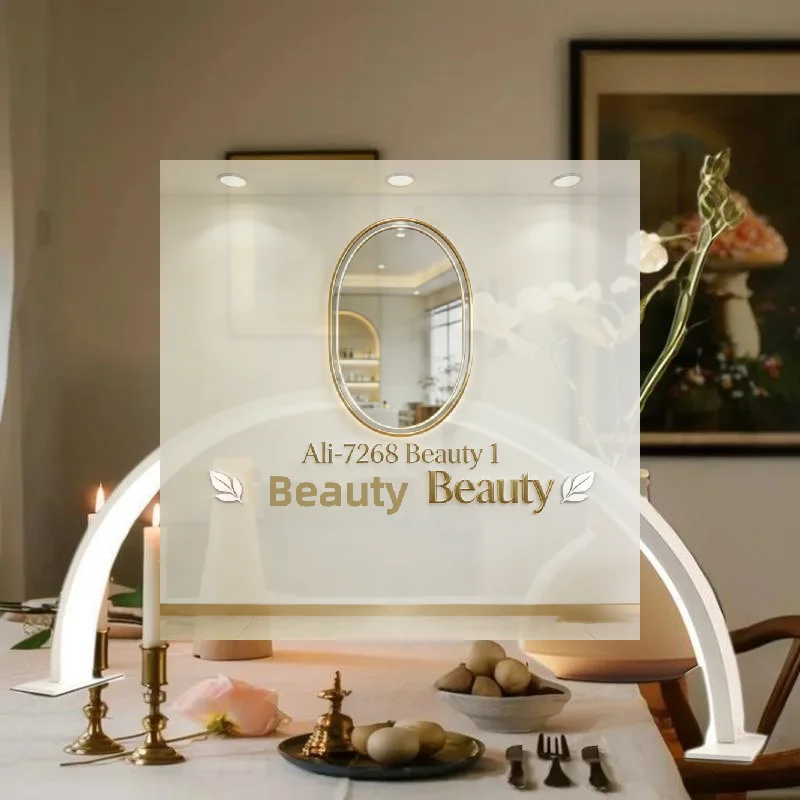 

Beauty Salon U-Shaped Led Desk Lamp Semi Monthly Lighting Fixture Eye Protection Tricolor Dimming Beauty Nail Supplement Light