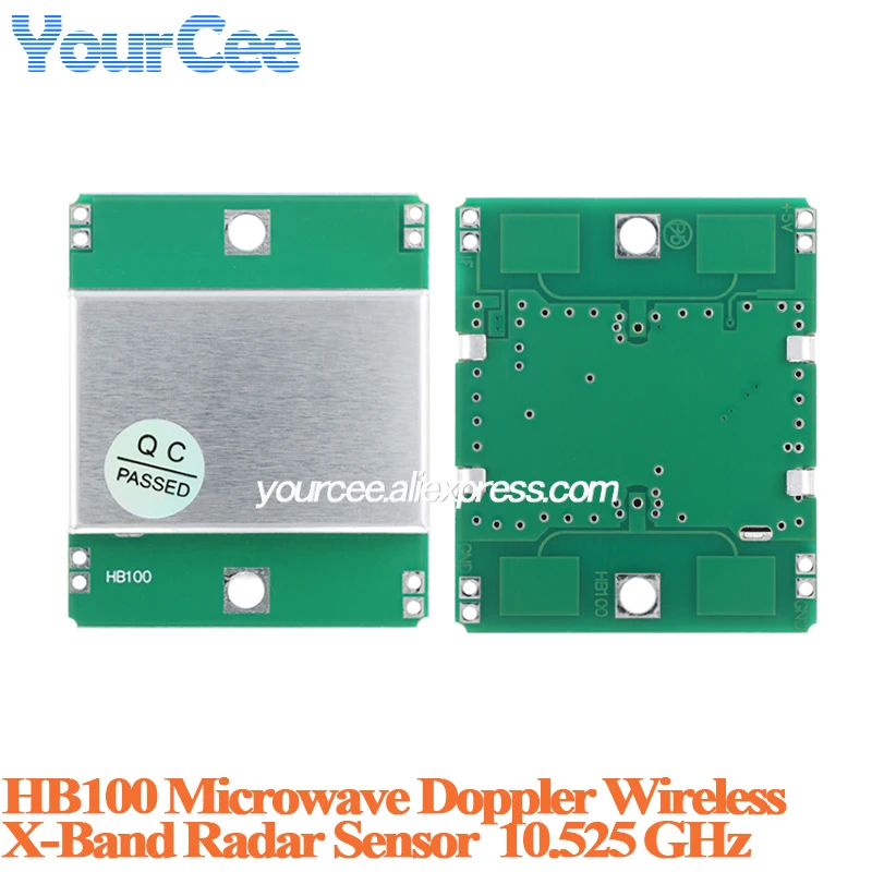 HB100 Microwave Doppler Radar Wireless Module DC 5V Microwave Motion Detector Sensor Module For Ardunio 10.525GHz RCWL-0516 24G