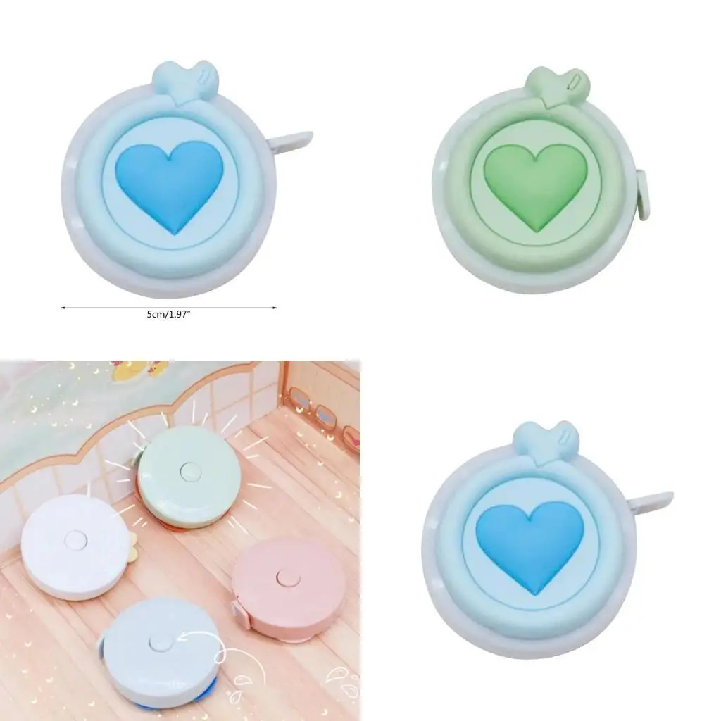 R9UF 150 センチ巻尺ダブルスケールボディ縫製かわいい柔軟な定規減量医療身体測定縫製ポータブル