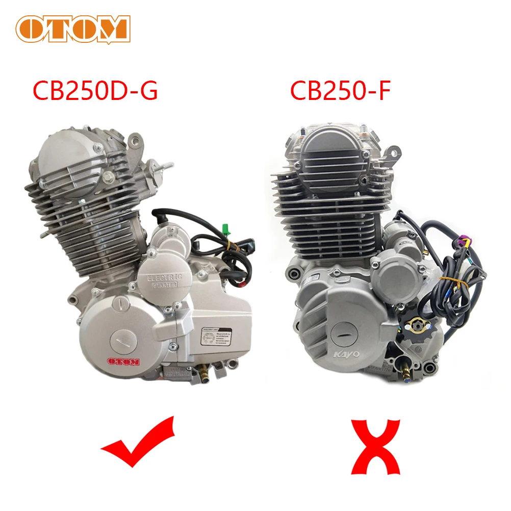OTOM Motorcycle Engine Cylinder Head Timing Chain Cover CNC Aluminum Visible Transparent Protcetor Guard For HONDA TLR CB250D-G