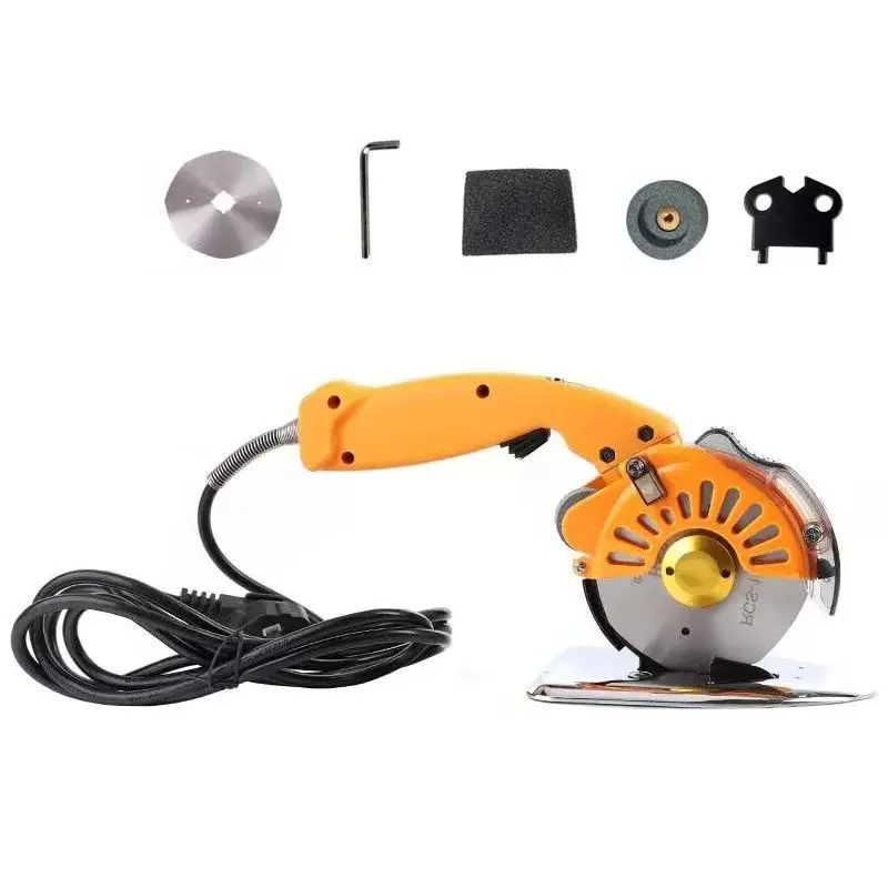 

Professional Electric Cutting Machine 110/220V High Precision Servo Direct Drive round Knife for Tailors Cloth Cutter
