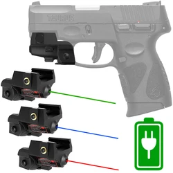 G2c Taurus Subcompact USB akumulator zielony niebieski Laser widok samoobrona Airsoft pistolet Glock 17 9mm pistolet mira celownik laserowy