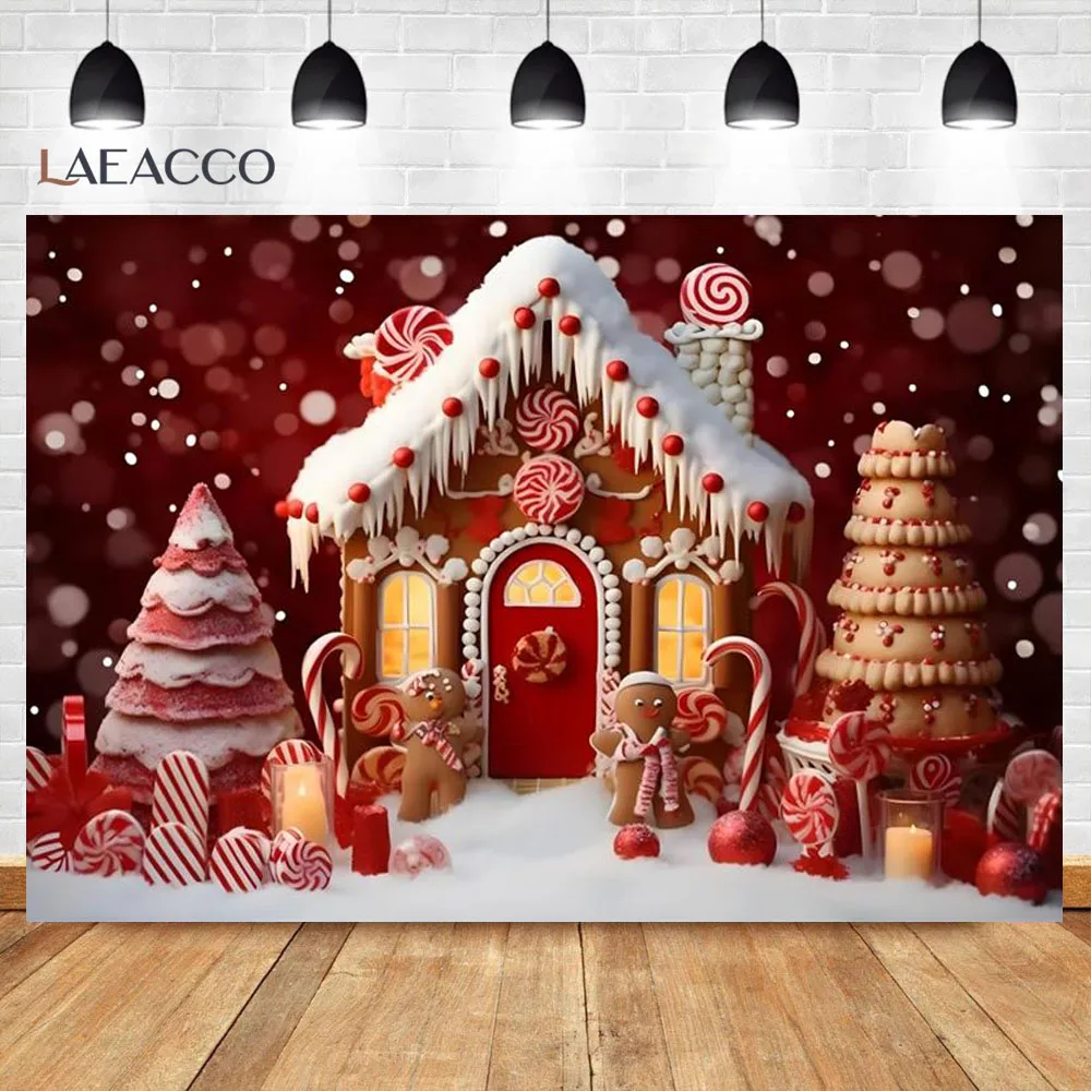 Merry Christmas Photography Background Window Red Curtain Fireplace Xmas Tree Gift Teddy Bear Wood Floor Baby Portrait Backdrop