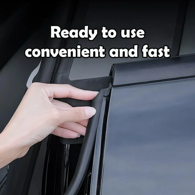 

[21,50 дюйма * 2 шт.] для Tesla Model 3/Y/X/S, уплотнительная лента для края двери автомобиля, резиновая уплотнительная лента, водонепроницаемая, звукоизоляционная, автоматическая герметичная лента