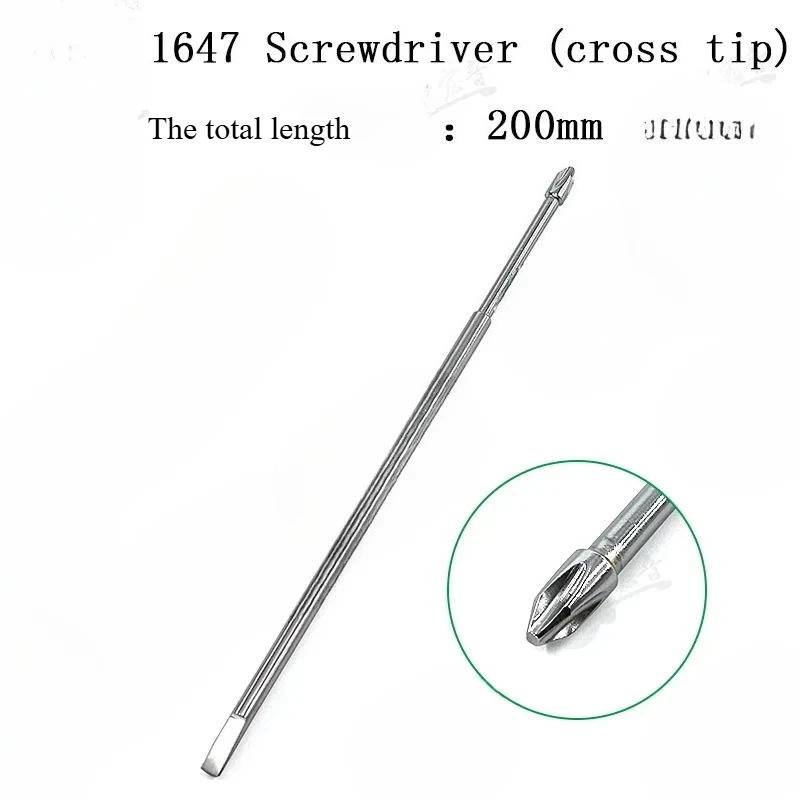 Herramienta de reparación de afinación de Piano, juego de destornilladores cruzados de renovación de máquina de golpe sin mango 1646 47 1860 para instrumentos musicales Ma