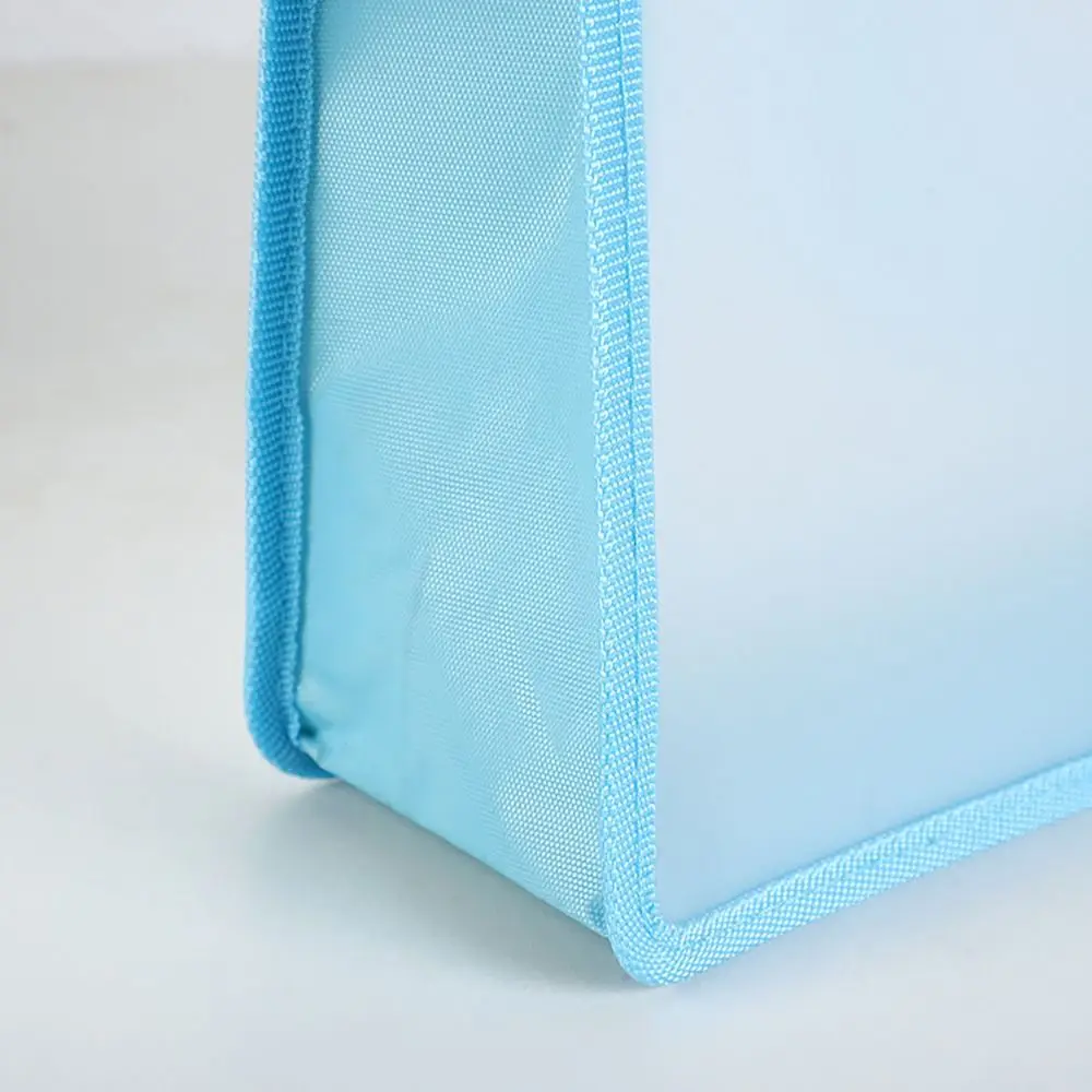 Transparent Storage Bags Portable Large Capacity Waterproof Document Bag Durable Zipper Reticule School