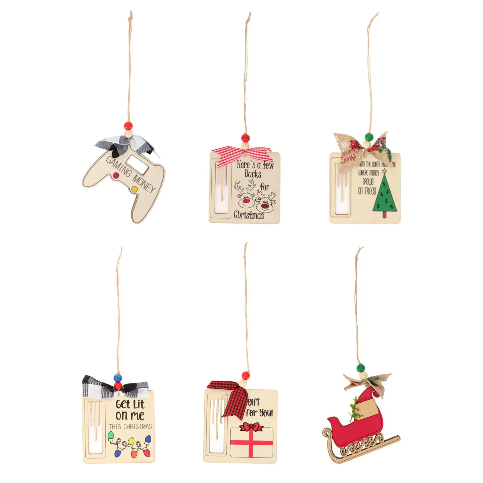 Christmas Hanging Decoration Farmhouse Holiday Wall Nordic Versatile Pendant