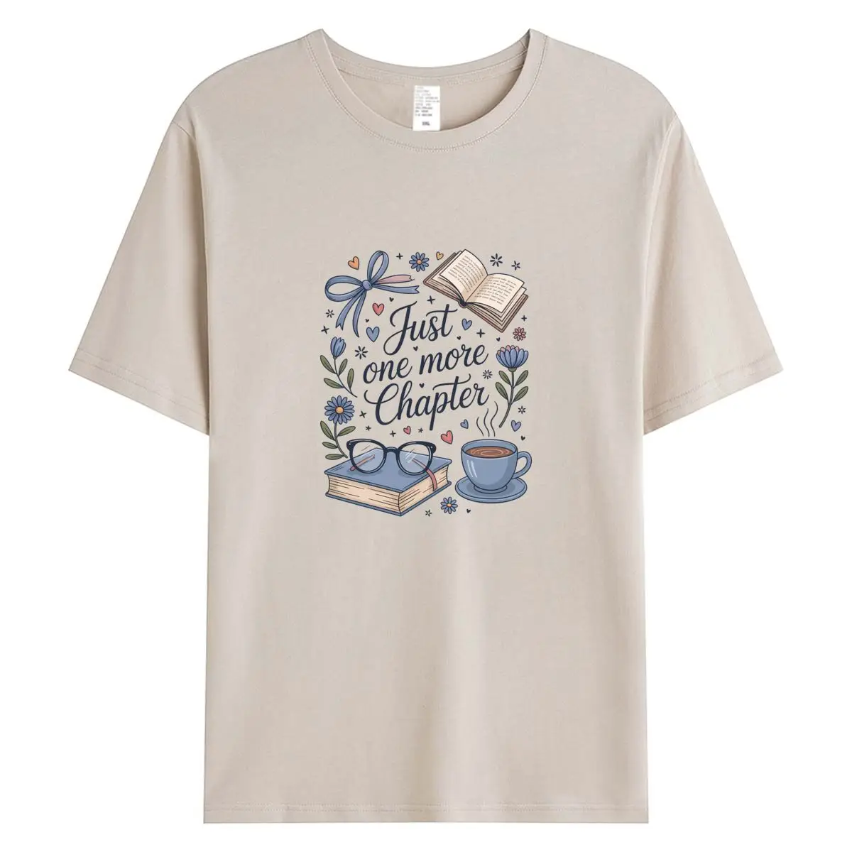 Women's Short Sleeve T Shirts 2026 Summer Oversized Tops 100% Cotton T-shirt New Love Reading Graphic Tee Female Tshirt Clothing