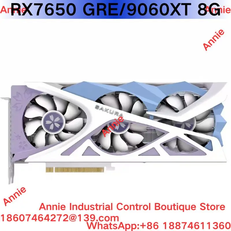 Brand new RX7650 GRE/9060XT 8G Yingtong Huajia desktop computer gaming graphics card