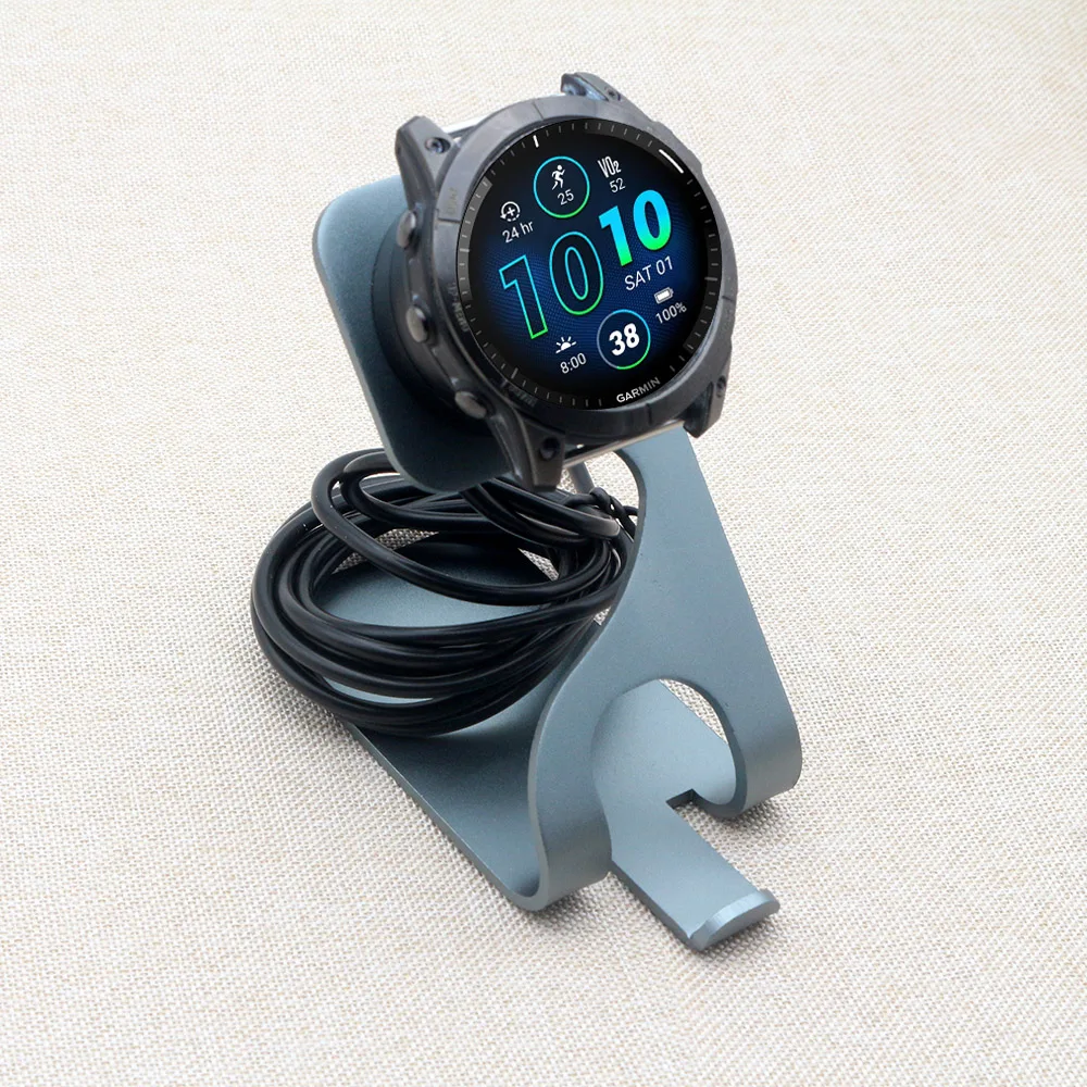 

Holder Charger for Garmin Approach S70 S40 S60 S62 S10/ Instinct 2X 2 2S Tactical/ Vivoactive 3 4 4s Smartwatch Aluminum Metal