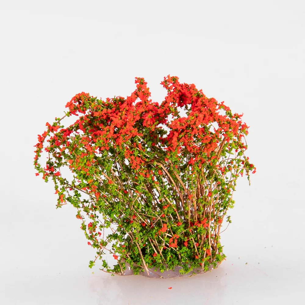 2 pièces 3.5cm grappe de fleurs miniatures grappe d'herbe pour la fabrication de modèles de bricolage/paysage militaire/paysage de construction d'architecture/Diorama