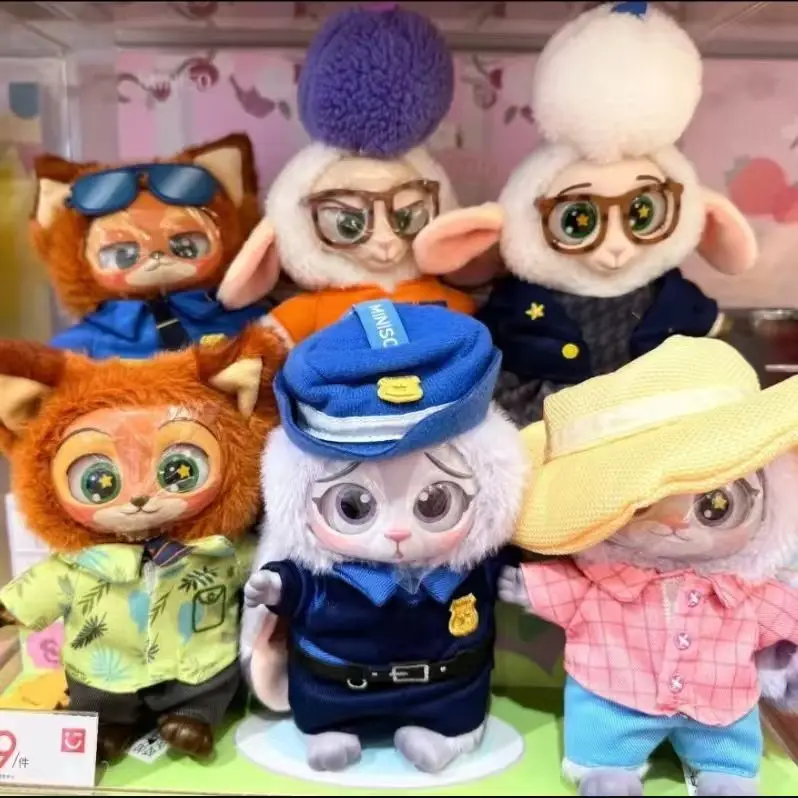 

% Виниловая кукла Disney Zootopia Blind Box Nick Judy, модная игрушка-сюрприз, милый персонаж мультфильма, подарки для детей_%