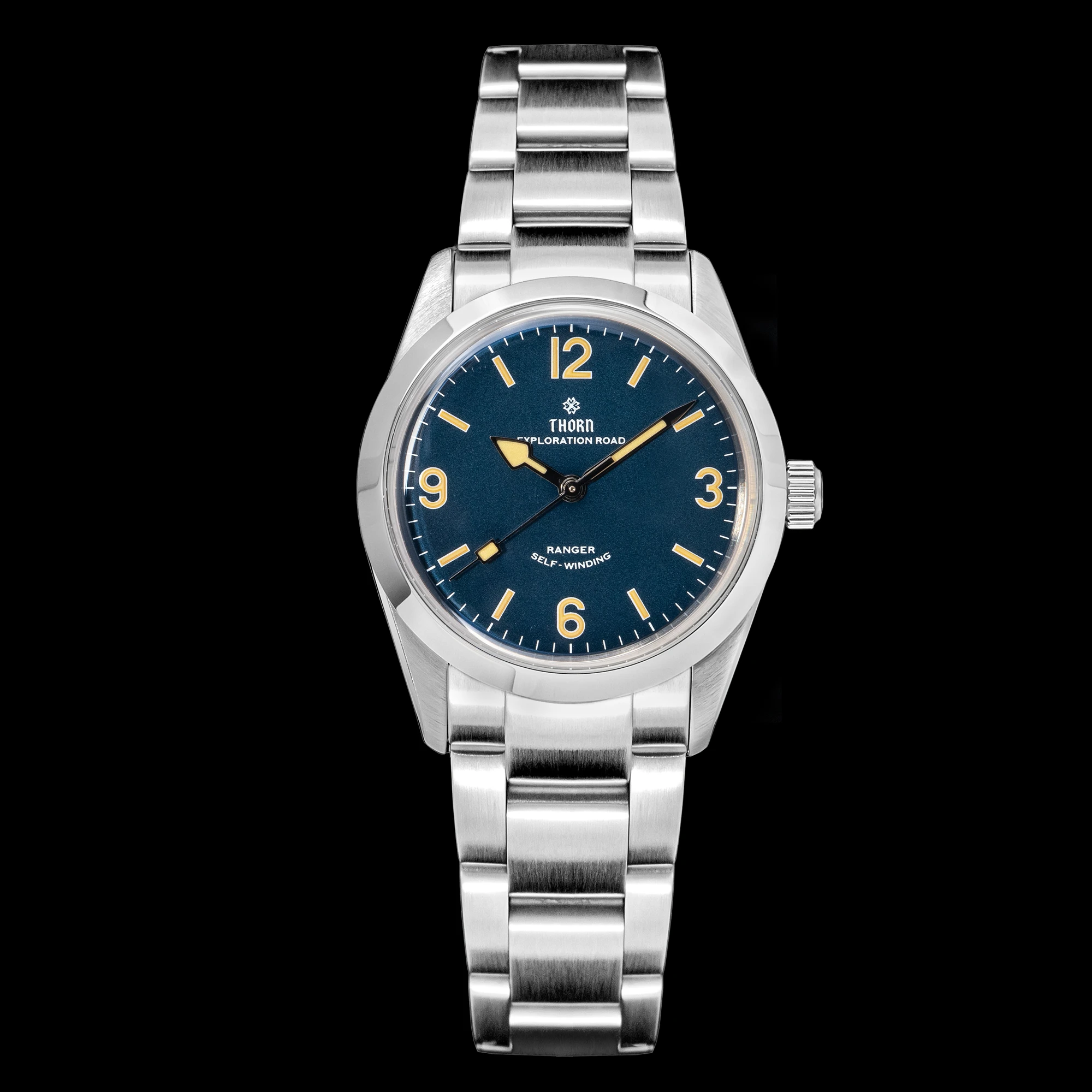 THORN T003 Tribute Vintage 34mm Watch PT5000 Automatic Movement