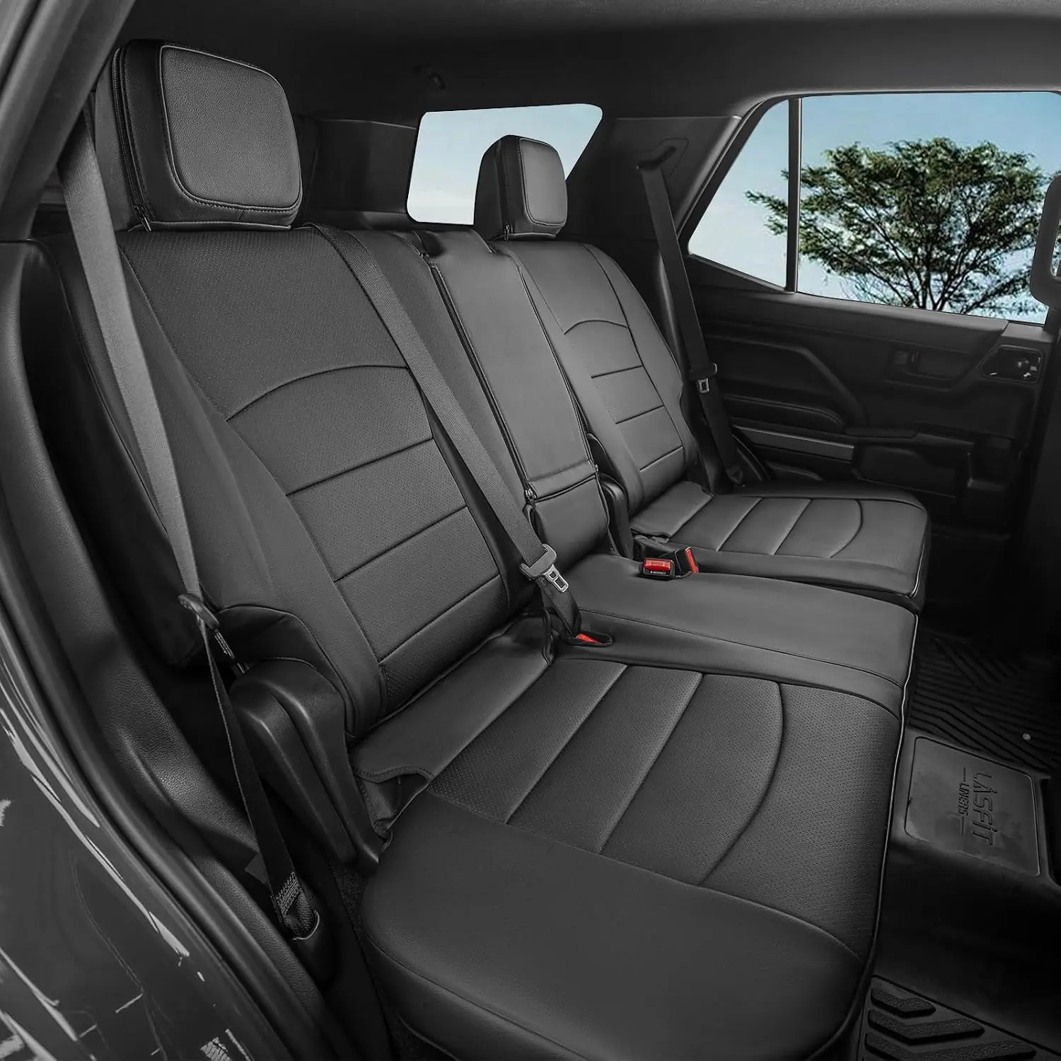 coverdream 4Runner Car Seat Covers Custom Fit for Toyota 4 Runner 5/7 Seats  SR/SR5/TRD Sport/TRD Off-Road/Limited Truck Seat Covers Full Set Faux Leather Seat Protect Covers