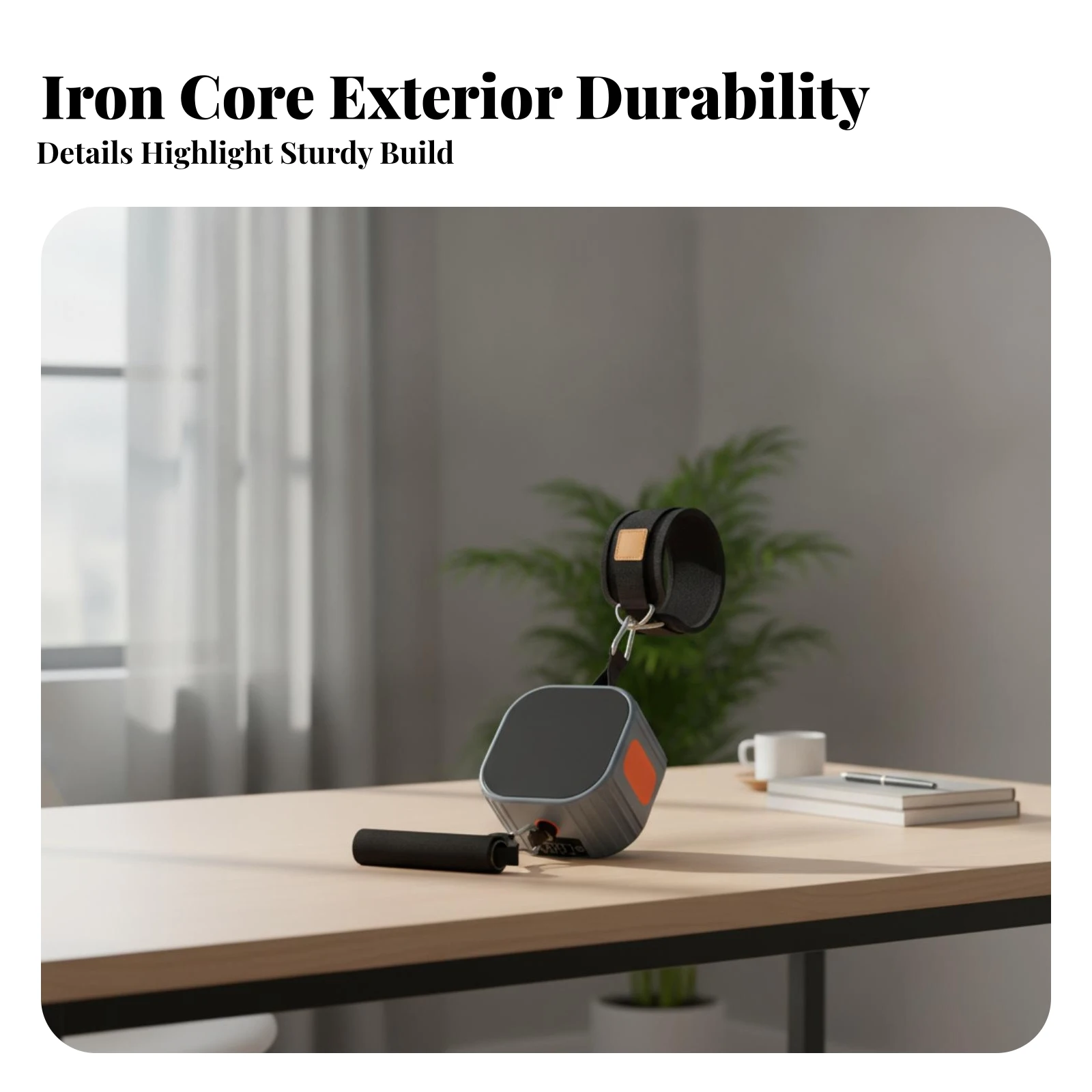 Wall Pulley Exerciser Compact Pulley Machine with Digital Display Fitness Equipment Sturdy Sturdy for Apartment, Bedroom