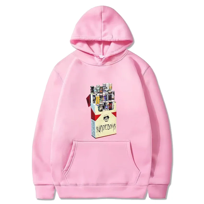 Top Suicideboys Groep Sigarettenalbum Grafische Hoodie Mannen Vrouwen Oversized Hiphop Streetwear Unisex Fleece Sweatshirt Met Lange Mouwen