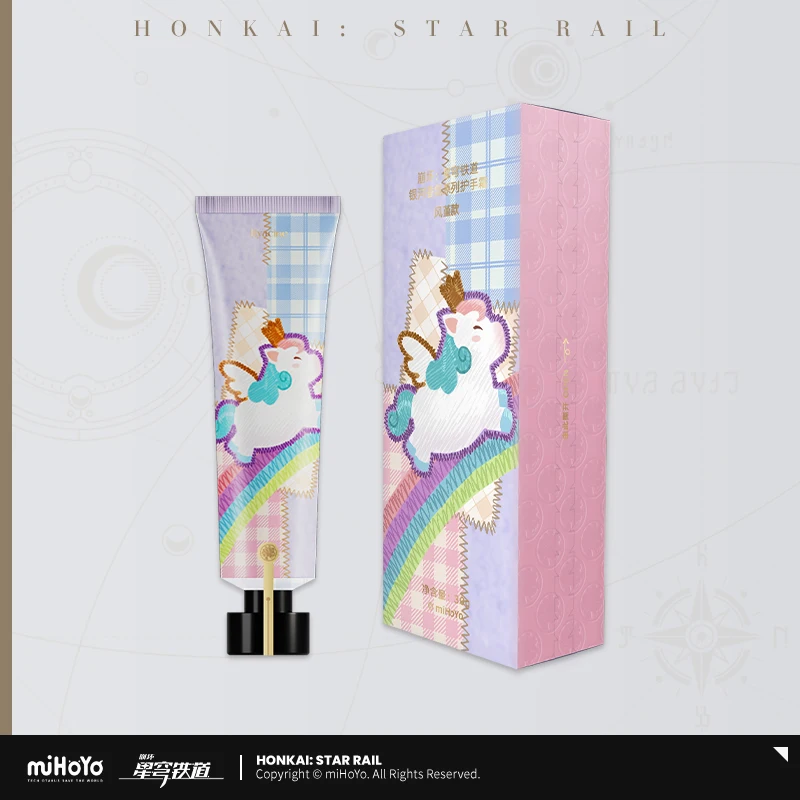 En Stock Original Honkai: Star Rail Acheron Ruanmei Dr. Ratio Feixiao crème pour les mains Lotion pour les mains soins de la peau Anime jeu jouet Ki