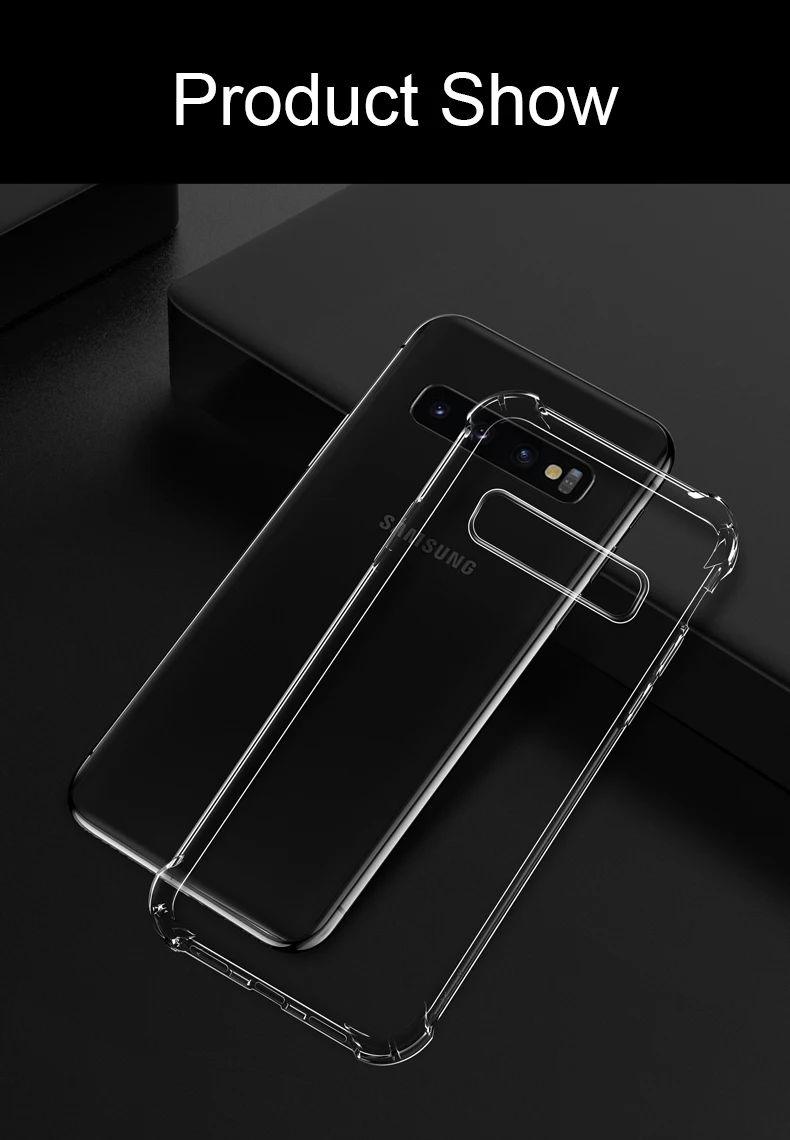 Luxury Silicone Case For Samsung Galaxy S20 FE S10 S9 S8 Plus S10E Transparent Soft Case For Samsung Note 8 9 10 20 Shockproof
