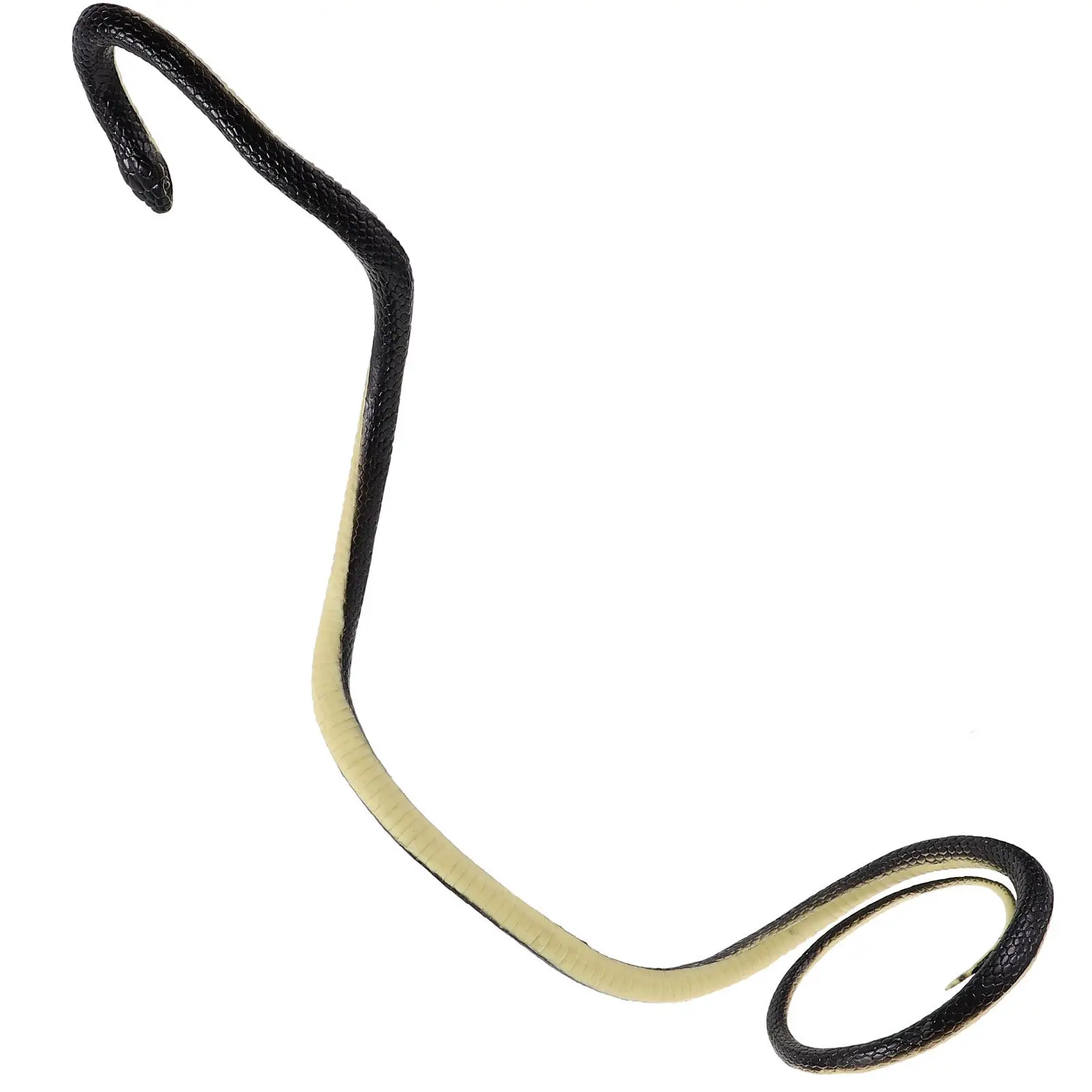 1Pcs Halloween Prank Snake Fake Realistic Coiled Simulation Prop for Party Garden Pest Control Scientific Fun Tricky Snake Props