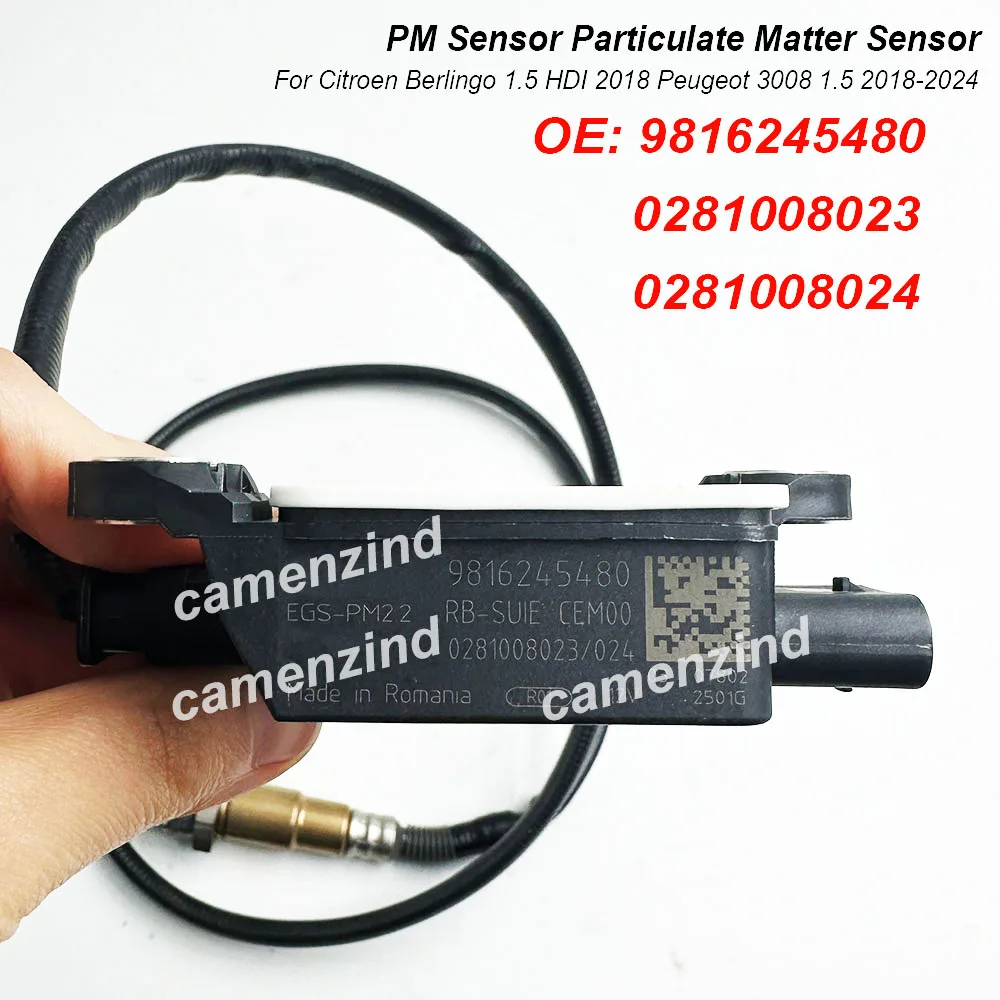 

9816245480 0281008023 0281008024 PM Exhaust Particulate Matter Sensor 0281008023/024 For Peugeot 3008 1.5 BlueHDi 2018-2024