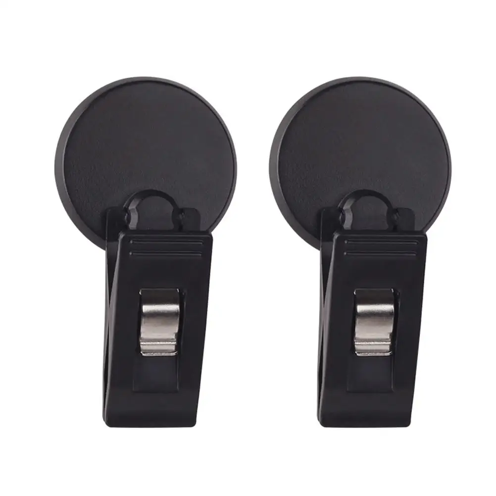 2 Pcs Multifunction Card Holder Vehicle-mounted Access Control Ticket Clip Folder Bill