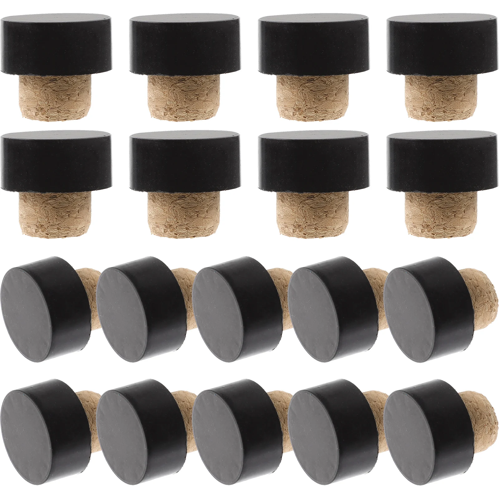 

T Shaped Bottle Corks Reusable Stoppers Bulk Synthesized Decorative Tasteless Safe Healthy Kitchen Bar Accessories Preserve