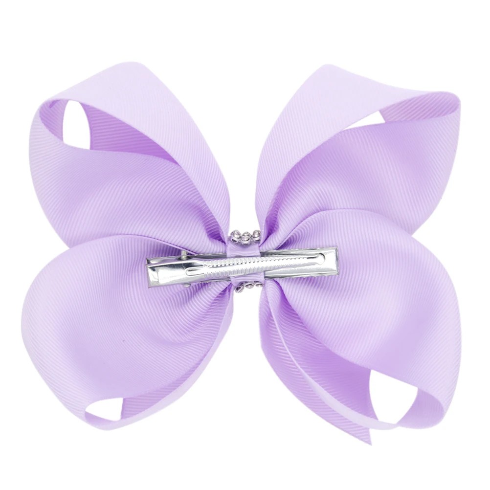 

3pcs 6 Inches Bow Hair Clips Kids Durable Barrettes Easy Grip Party Wedding Daily Wear Hair Accessories Blue White
