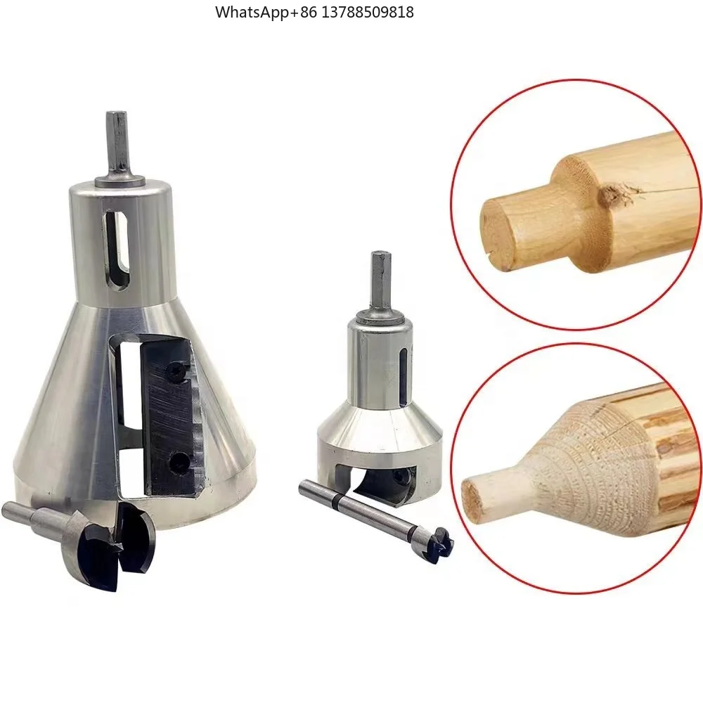 

Kangmingjian Tools -Industrial Tenon Cutter, 60 Degree, Log Tenon Cutter