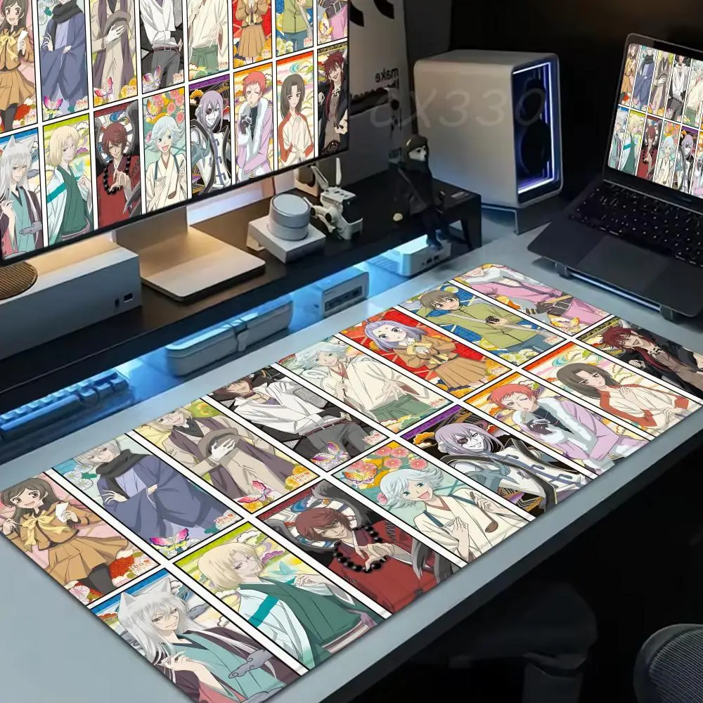 

Коврик для мыши Kamisama Kiss, большой коврик для компьютерной мыши, офисный коврик для мыши, 1000x500 мм, XXL, нескользящий резиновый коврик для клавиатуры для ПК, геймера, настольный коврик