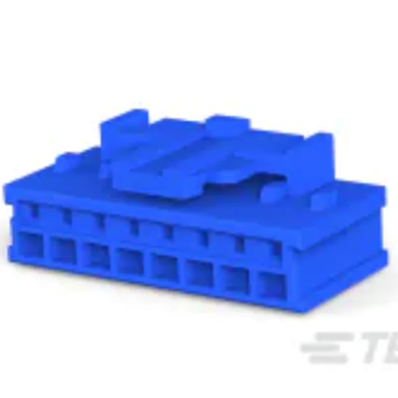 200PCS Original genuine Connector 2-1971030-8 9P blue Female rubber shell