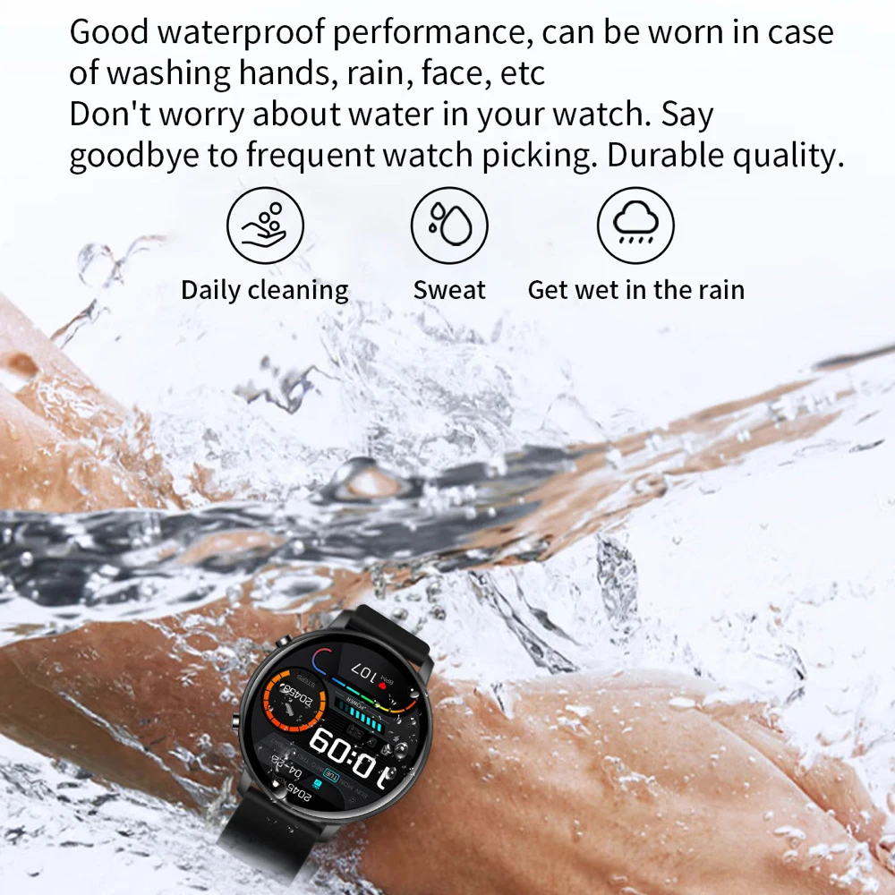 音声アシスタント 1.39 ' 男性青歯通話スマート腕時計女性フィットネススマートウォッチ女性防水睡眠心拍数健康モニター