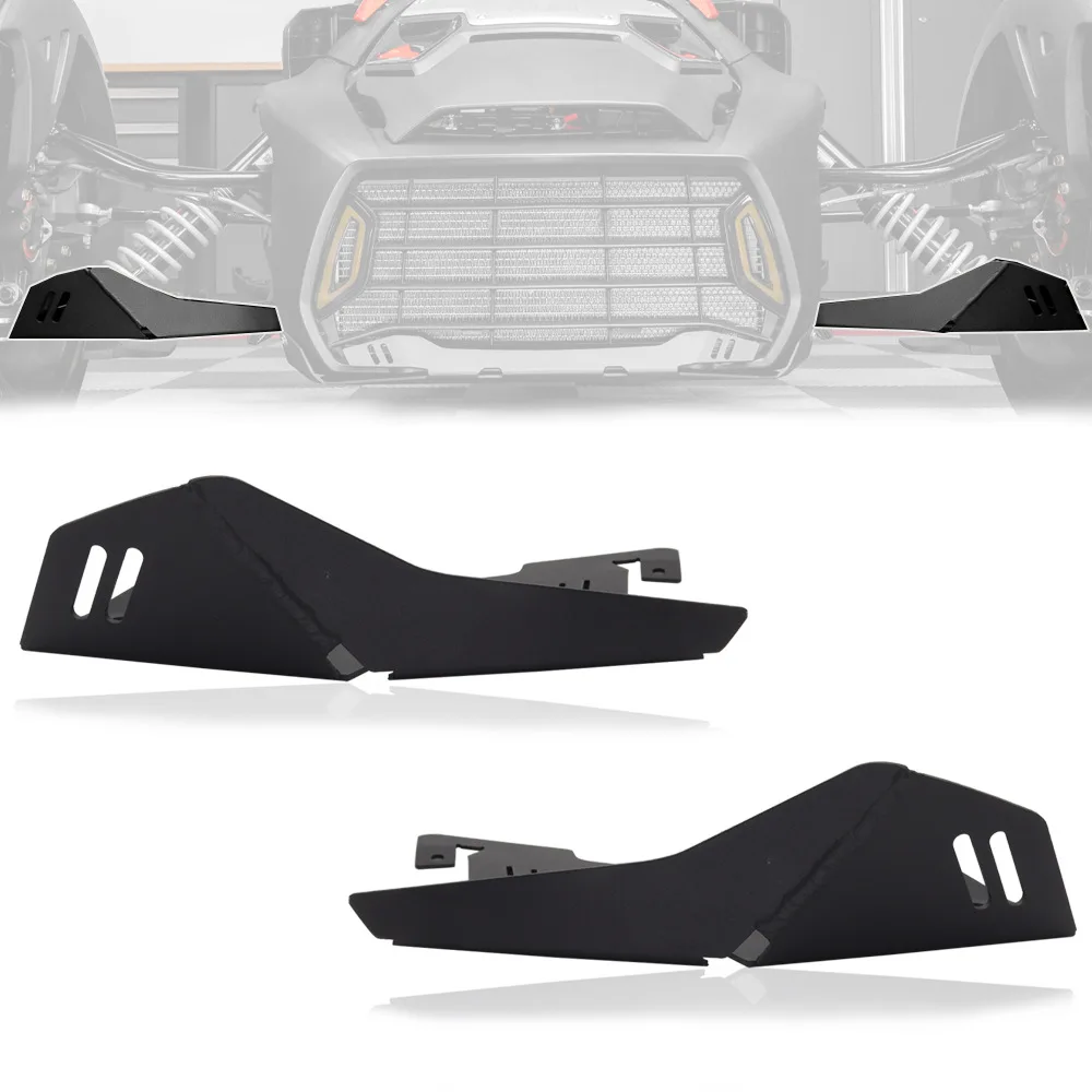 Aluminum Front Splash Guard Protectors A-Arm Protectors for Can-Am Ryker 600 900 Sport & Ryker Rally Edition 219400863