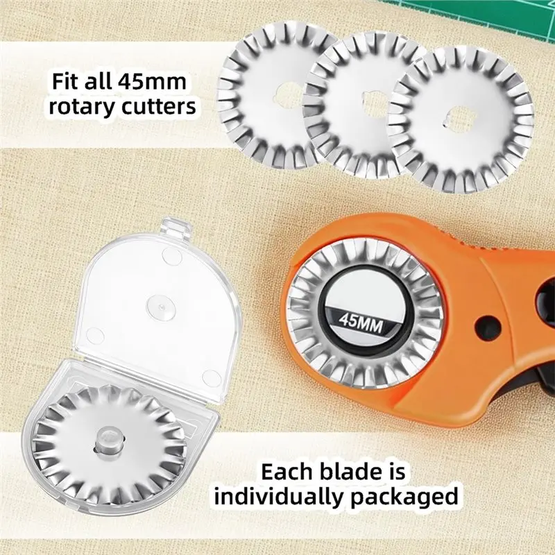 AAAF Ersatzklingen für Stoff,  – Rotary Cutter For Fabric 45Mm Bewertung und Preis