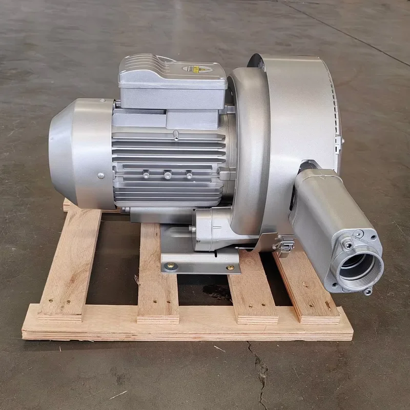2.2KW CE 2GH-420-A41 3HP 2200W Supply Air Pump Side Channel Turbine Blower AC 2 Impellers Air Ring Blower Pump