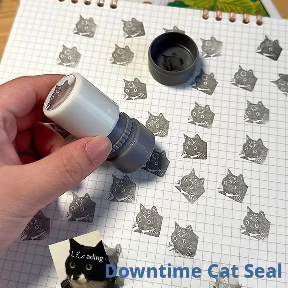 اغلاق هريرة ختم هريرة ختم الكرتون لطيف مضحك المحمولة DIY التعبيرات حزمة DIY الزخرفية ختم اغلاق هريرة الختم