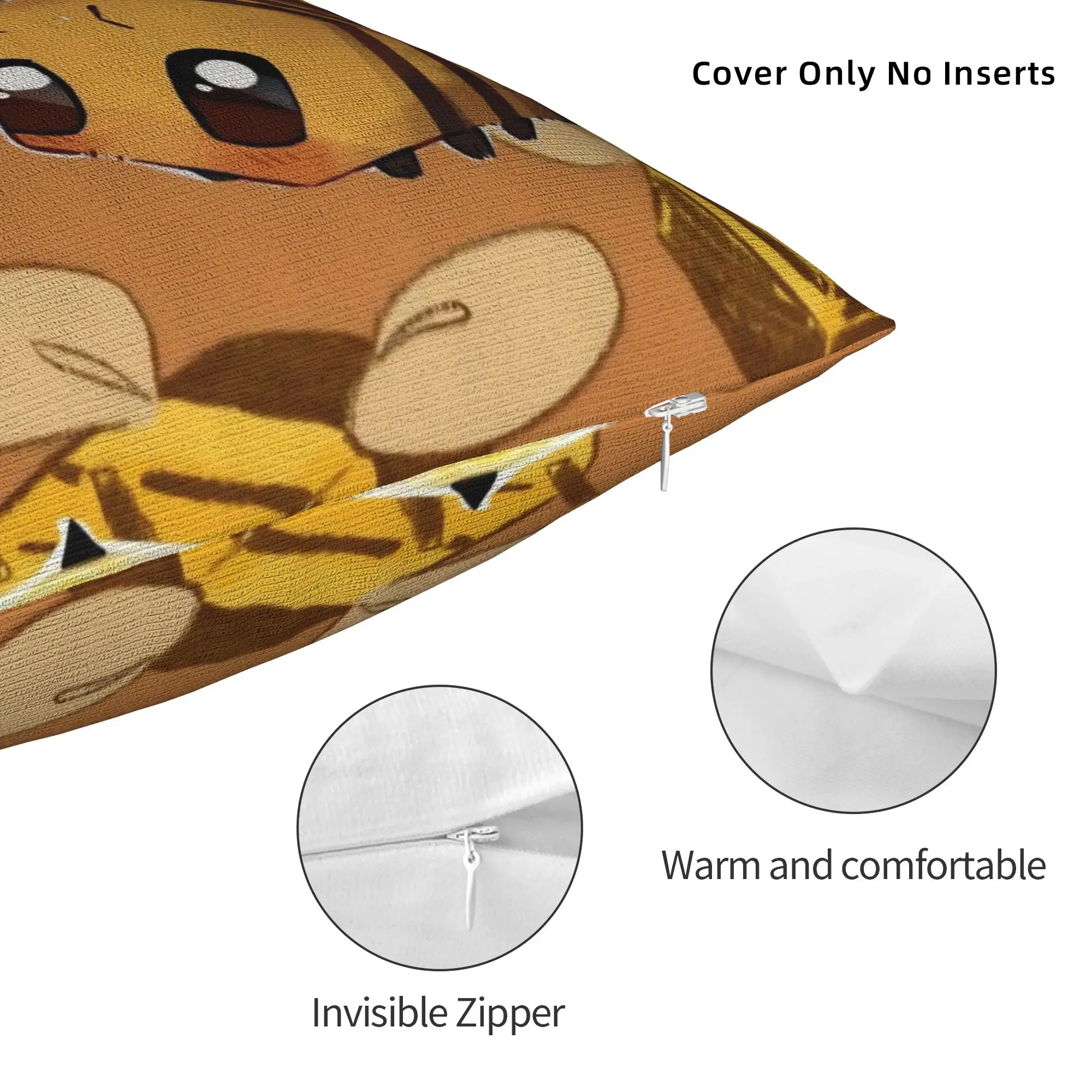 Printed Bee Swarm Simulator BSS Game Pillowcase Polyester Cushion Cover Decorations Cartoon Pillow Case Cover Car Zippered