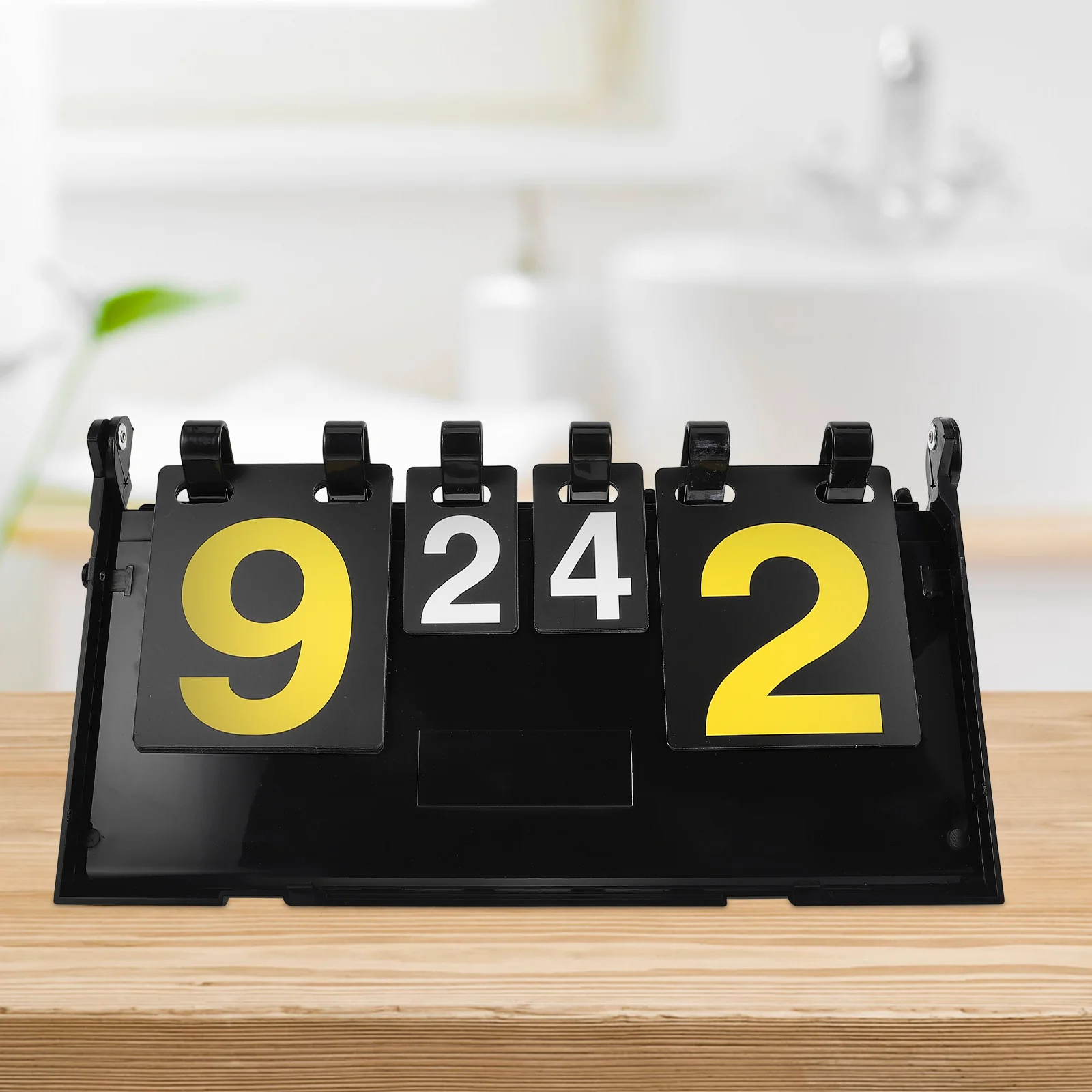 

Badminton Tennis Scoreboard Ball Game Scorer Digital Portable Scorekeeper Sports Supplies Flipper