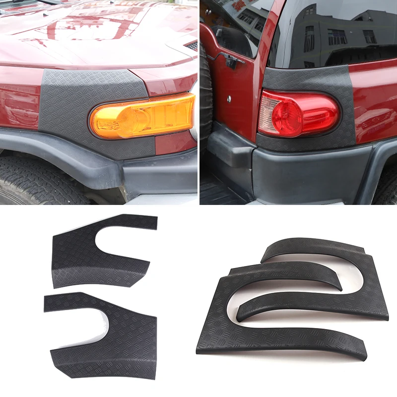 

For Toyota FJ Cruiser 2007-2021 Front Rear Bumper Corner Protector Guard Car Anti-collision Protection Decoration Sticker