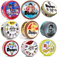 Spot It！Double Juego Cards Pokemon Card Game Party Board Holidays Sports Cartoon Animals Alphabet Kids Educational Toy Gifts