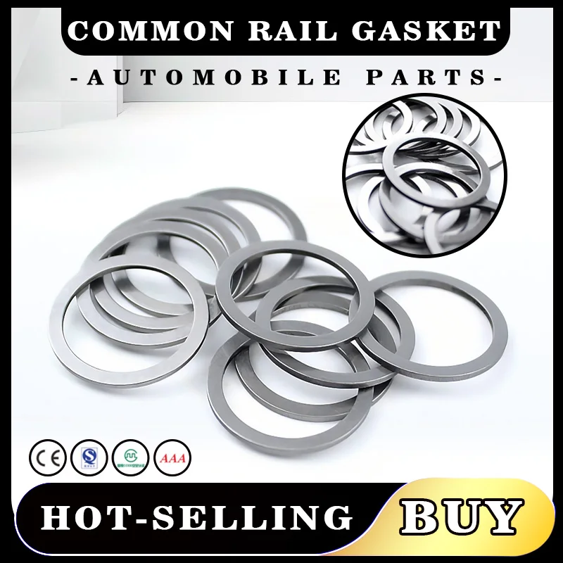 50PCS B17 B22 B25 Adjustment Shims Washers For Delphi Fuel Injectors 0445120027/042/082/050/078/081/086/110 0445110002/068 Y1927