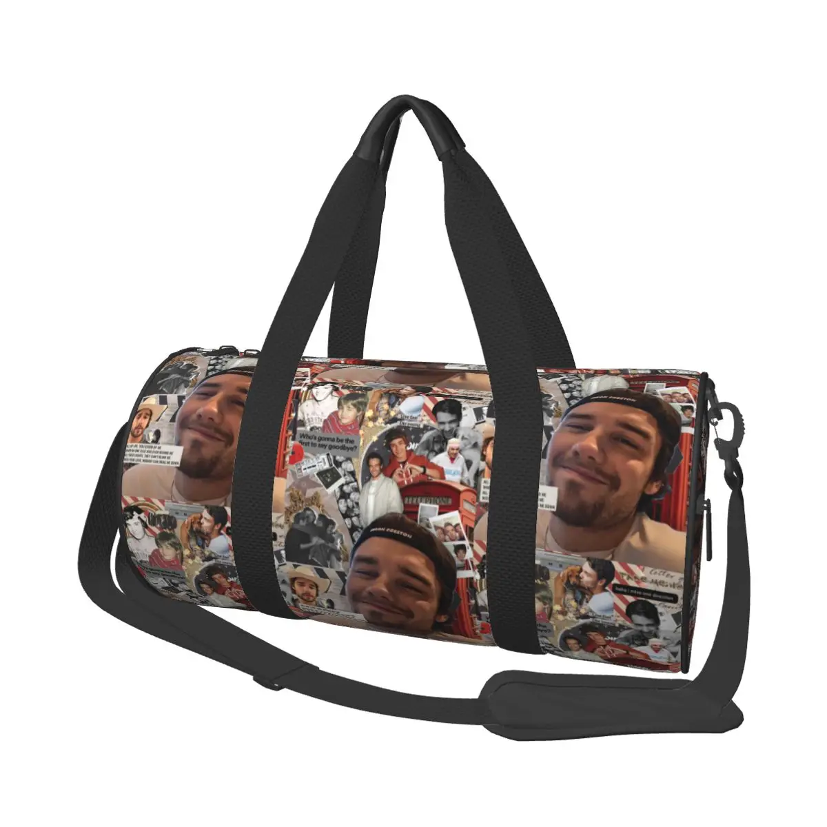 

Liam Payne Photo Collage Large Duffle Gym Bag Multi-Functional Duffle Travel Bags Handbags Fitness bag