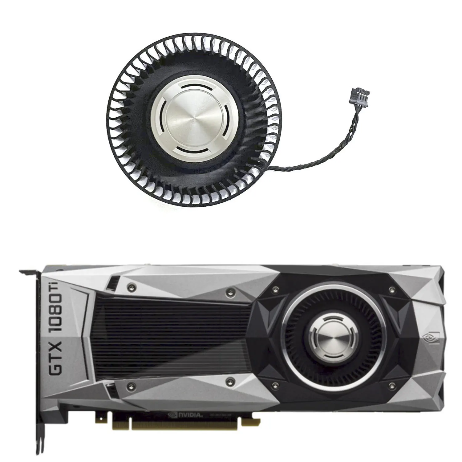 

New original graphics card fan for ZOTAC GeForce GTX 1080 GTX 1080 Ti Founders Edition